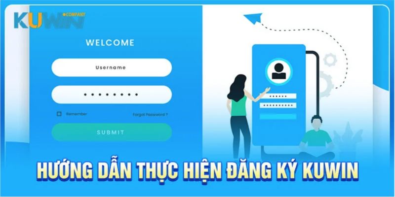 Thao tác đăng ký trở thành hội viên Casino Kuwin